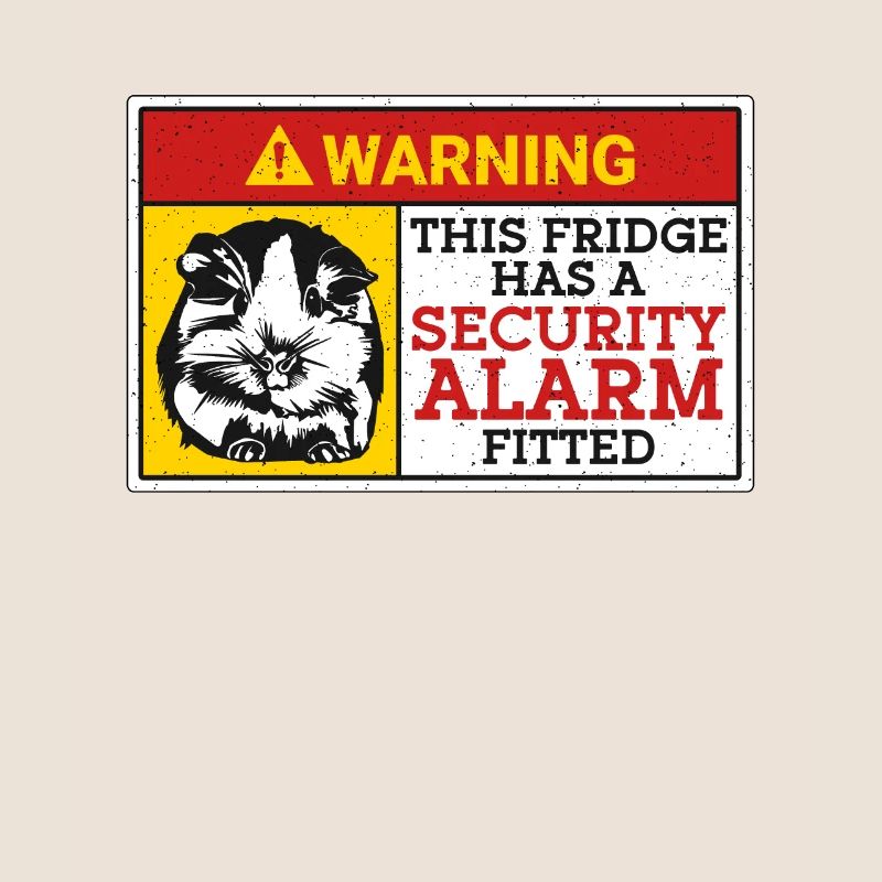 Guinea Pig Warning This Fridge Has A Security Cavy