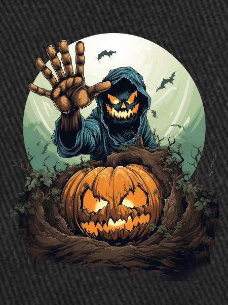 Halloween Emerging Hands Citrouille effrayante