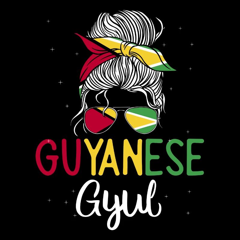 Guyana Flag Guyanais Guyanais