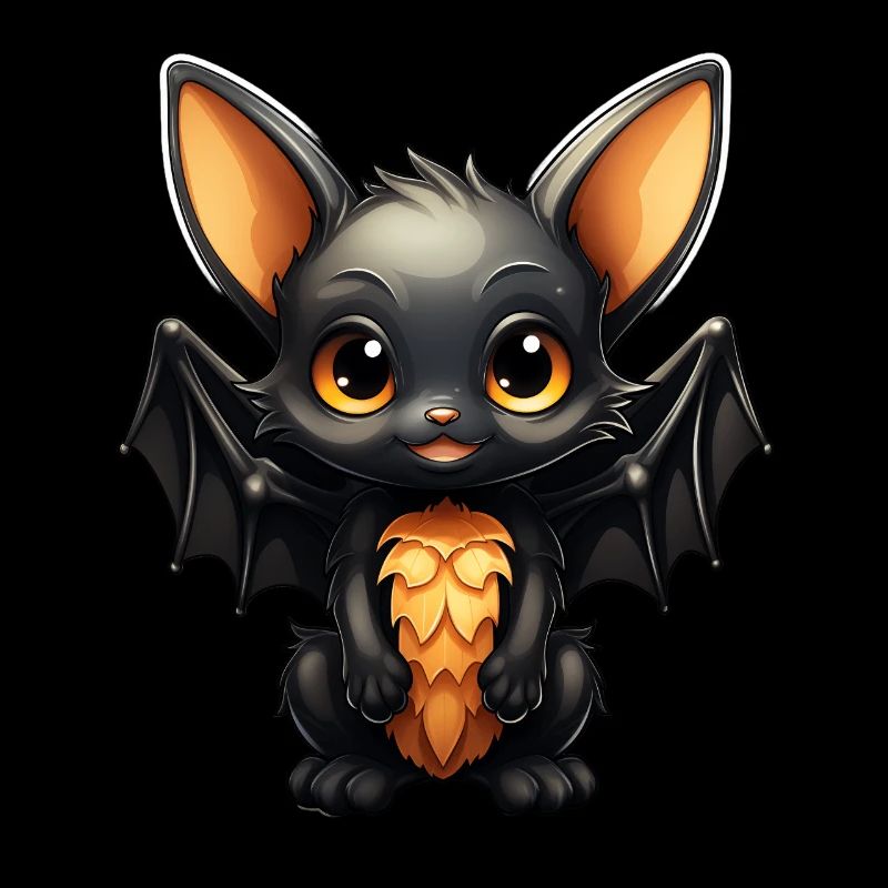 Bat Halloween I Cartoon Cute Bat