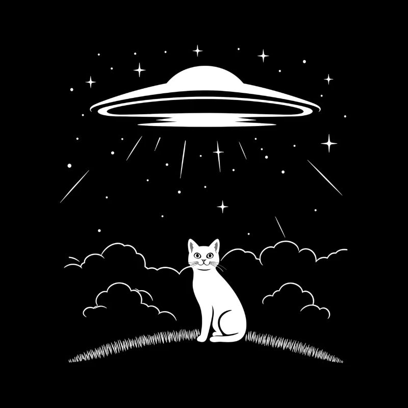 Ufo Katze Ich Liebe Aliens Ufo