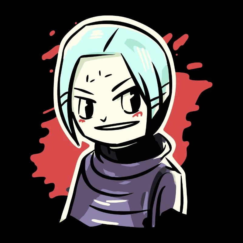 Fille d’anime drôle bizarre