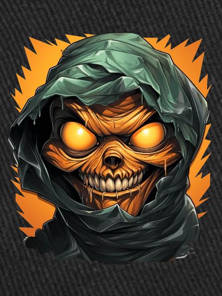 Halloween Spooky Cartoon Mummy