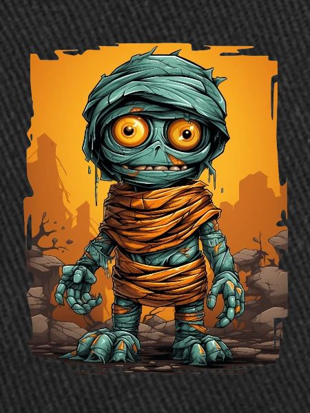 Halloween Spooky Cartoon Mummy