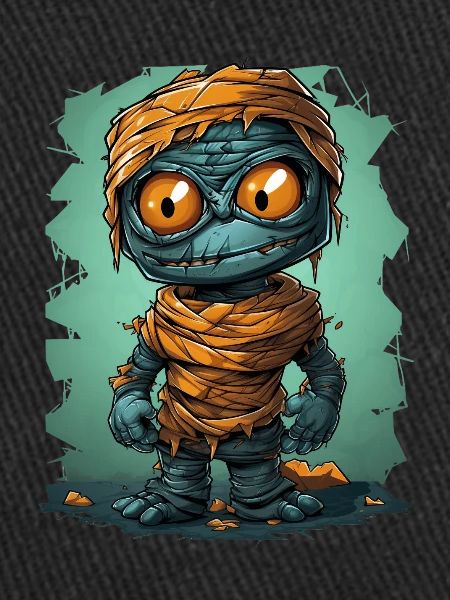 Halloween Spooky Cartoon Mummy