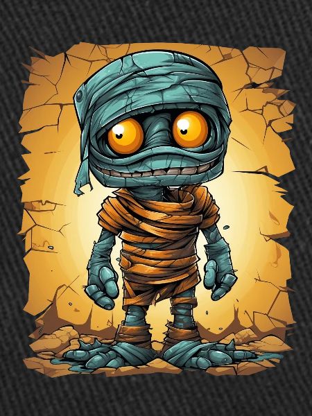 Halloween Spooky Cartoon Mummy