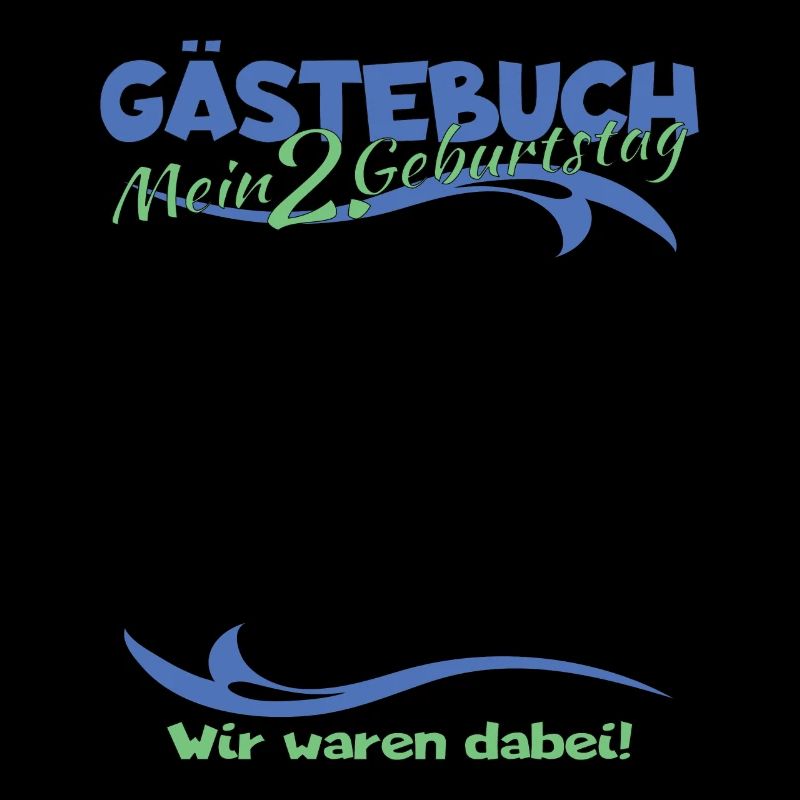 2. Geburtstag Junge & Mädchen Gästebuch
