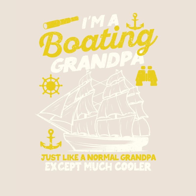 Ich bin ein Bootfahrender Opa Lustig Segeln Segeln
