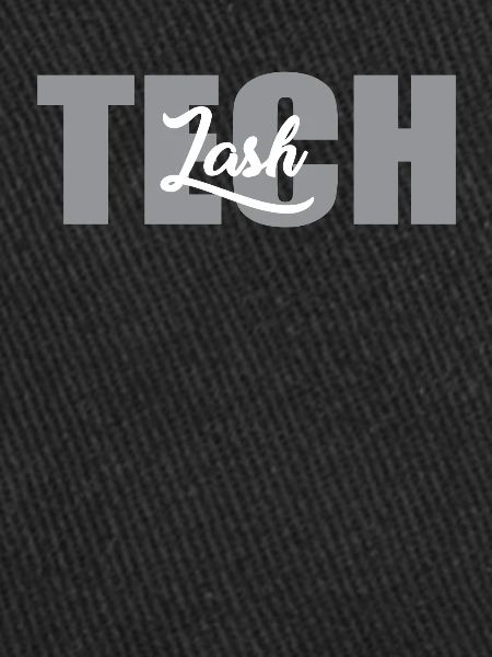 Eyelash technician lettering