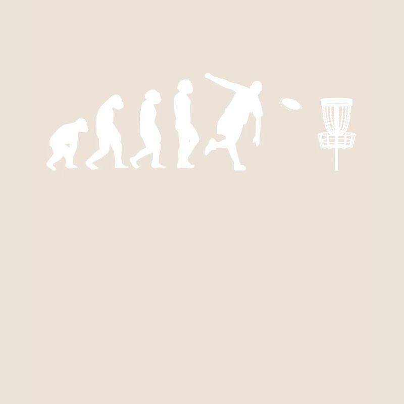 Disc Golf Player Disc Golfer Game Evolution