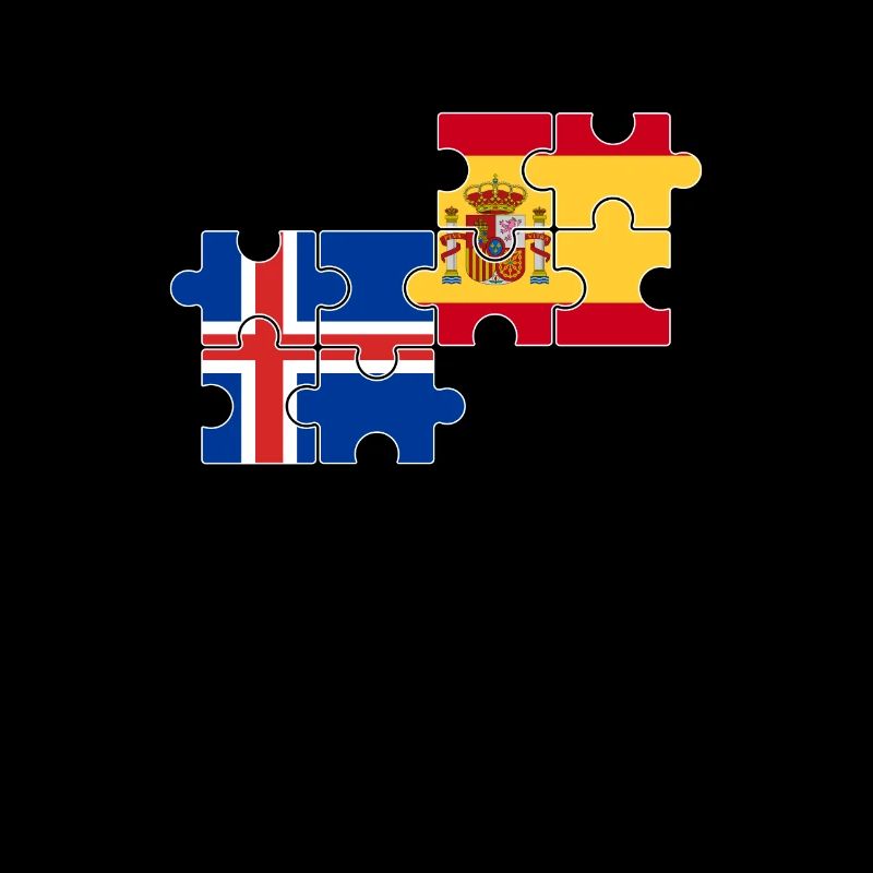 Island Spanien Flagge Spanisch Isländer