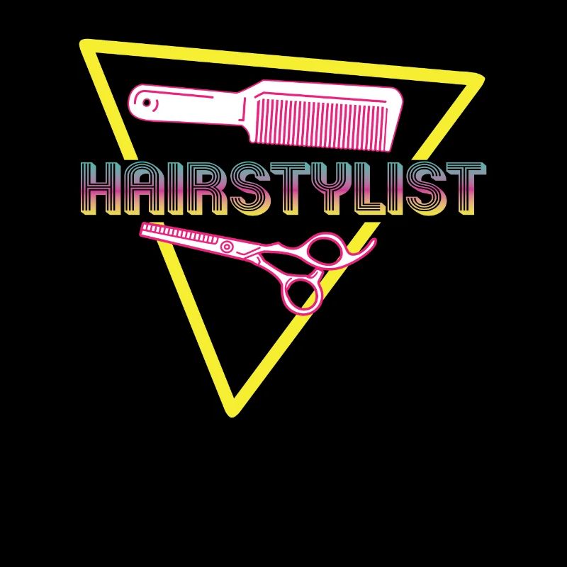 80s Coiffeur Retro Outfit Coupe de cheveux