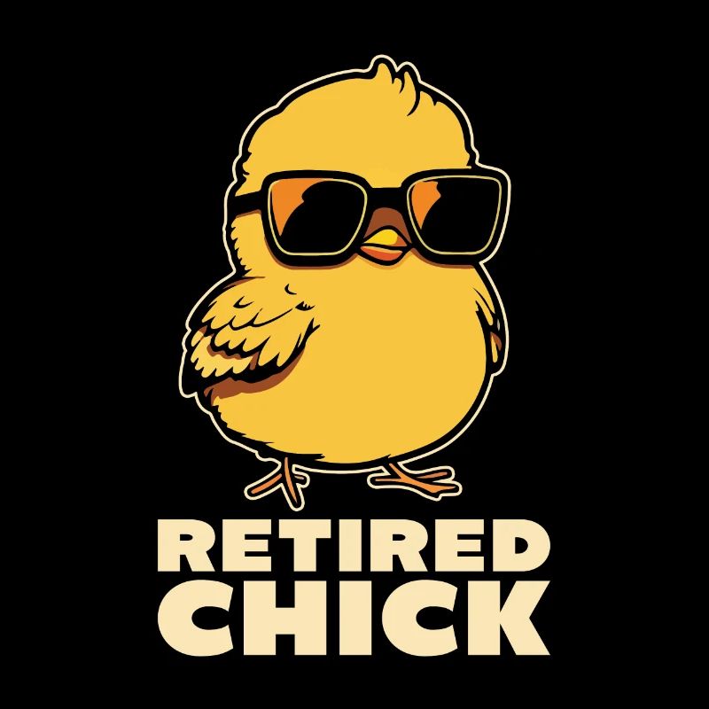 Pension de retraité Cool Poussin retraité