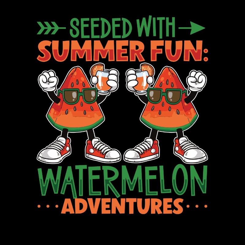 Pastèque Funny Fruit Drôle de dicton