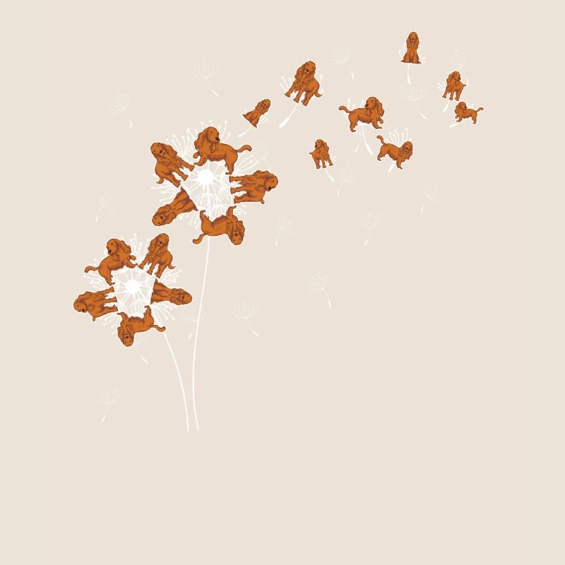 Hundebesitzer Geschenk Pusteblume Cocker Spaniel