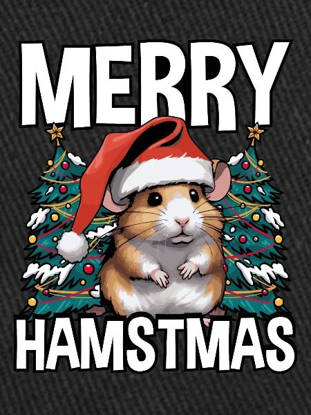 Hamstmas mignons et joyeux