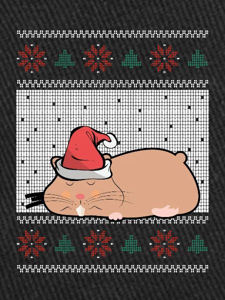 Hamster mignon endormi