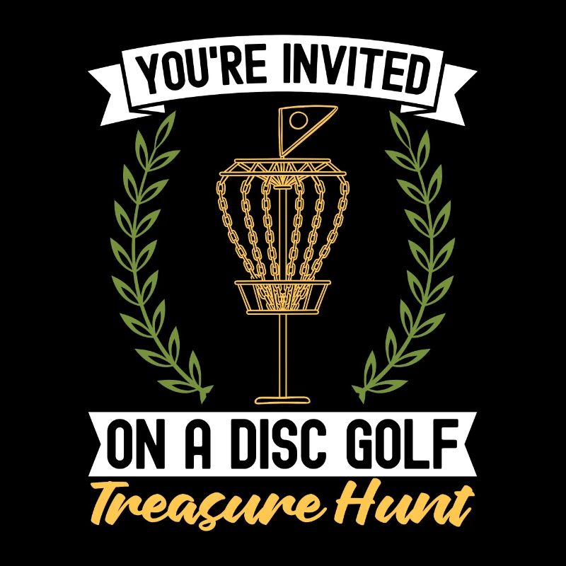 Disc Golf You're Invited On A Disc Frisbee Golf