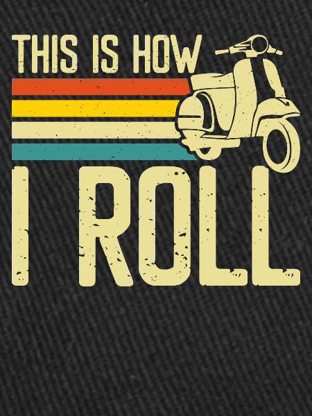 Roller Rollerfahrer Motorroller