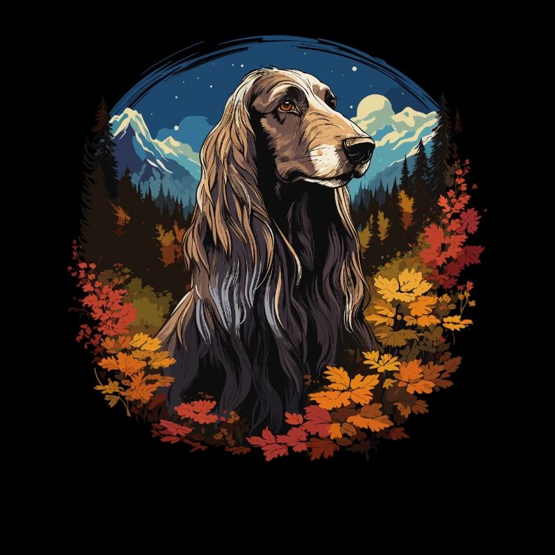 Chien Afghan Hound