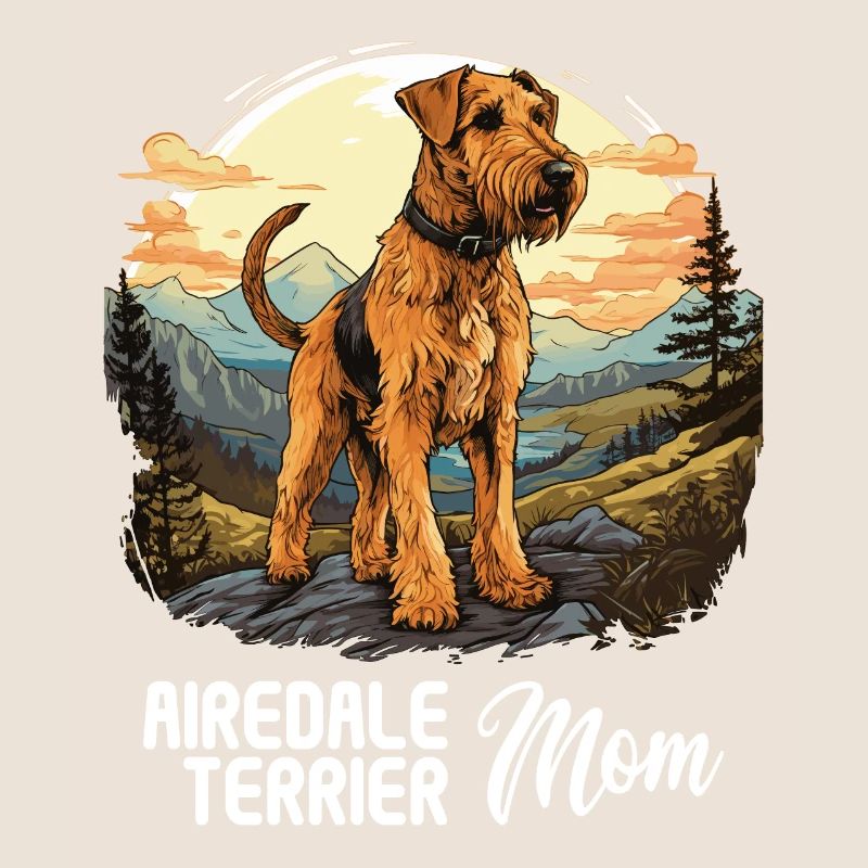 Chien Airedale Terrier