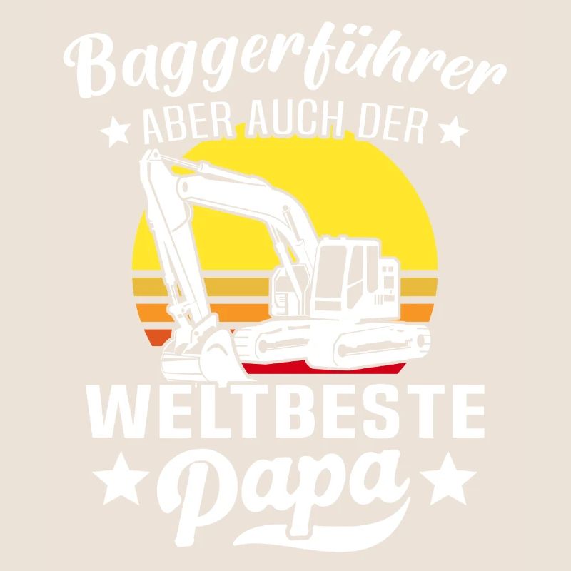 Baggerfahrer Papa Baggerführer