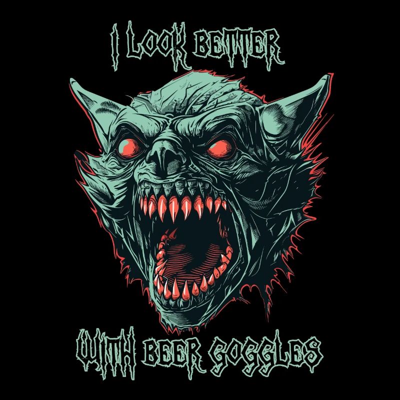 Dämonen-Ghul-Bierbrille
