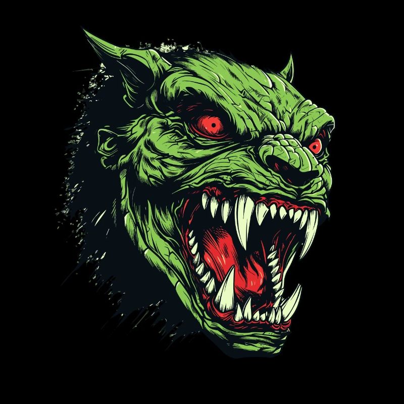 Orc Head, Demon, Ghoul