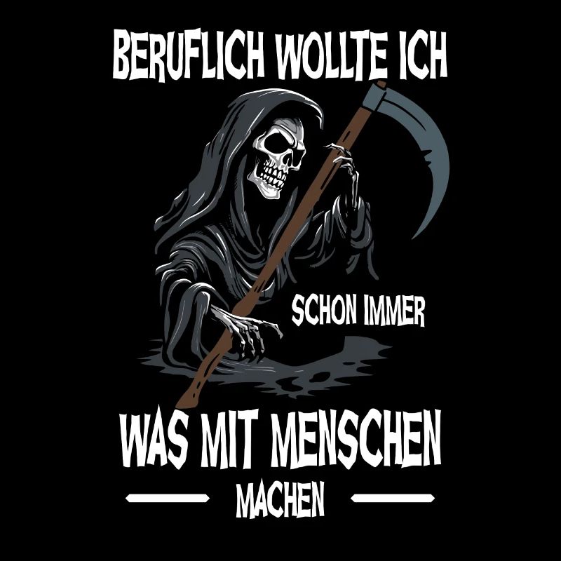 Sensenmann Schwarzer Humor