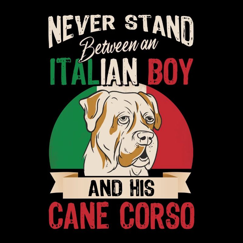 Italian Boy and His Cane Corso