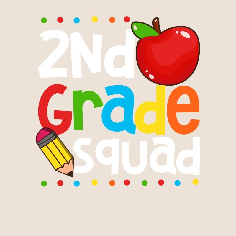 2nd Grade Squad Second Teacher Student 100th Day