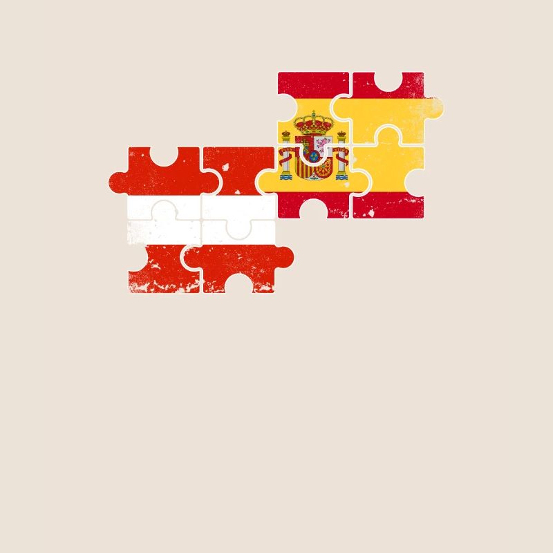 Austria Spain Vintage Flag Austrian