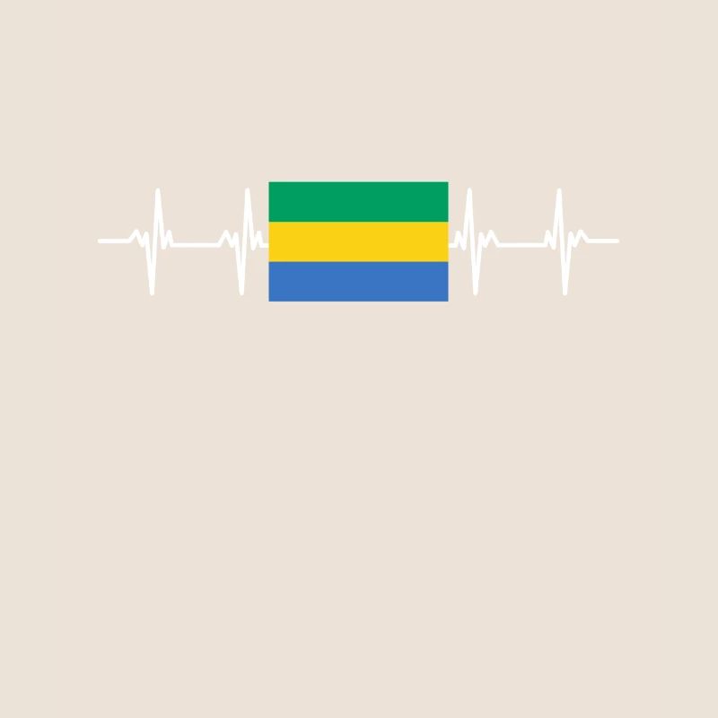 Drapeau africain - Gabon