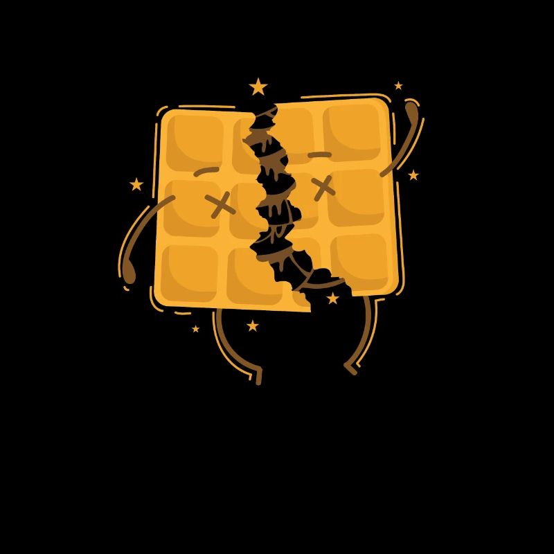 gefüllte Waffel Teig Gebäck Bäcker Snack