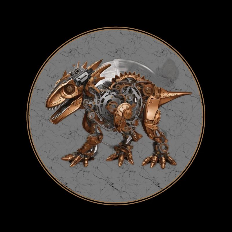 Steampunk-Dinosaurier