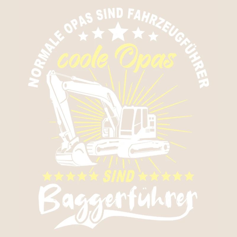 Opa Baggerfahrer