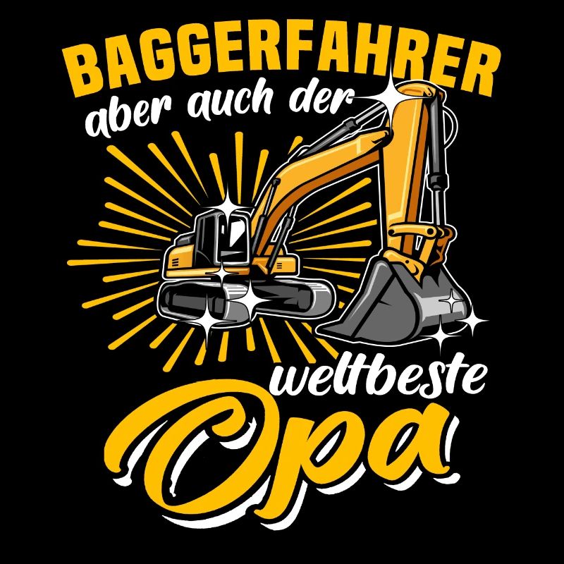 Opa Baggerfahrer
