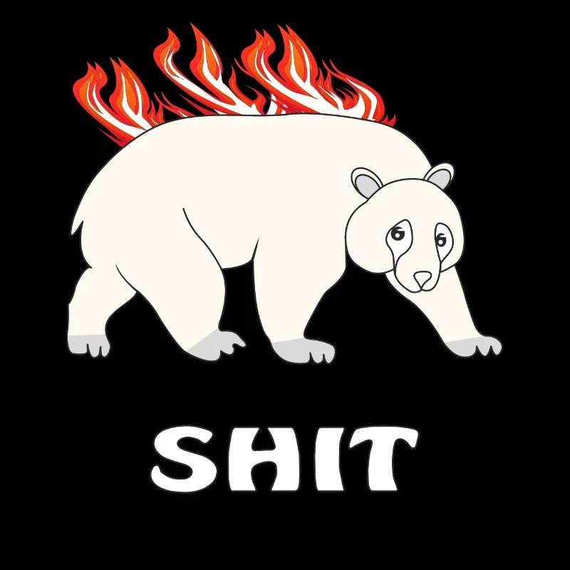 POLAR BEAR BURNS SHIT