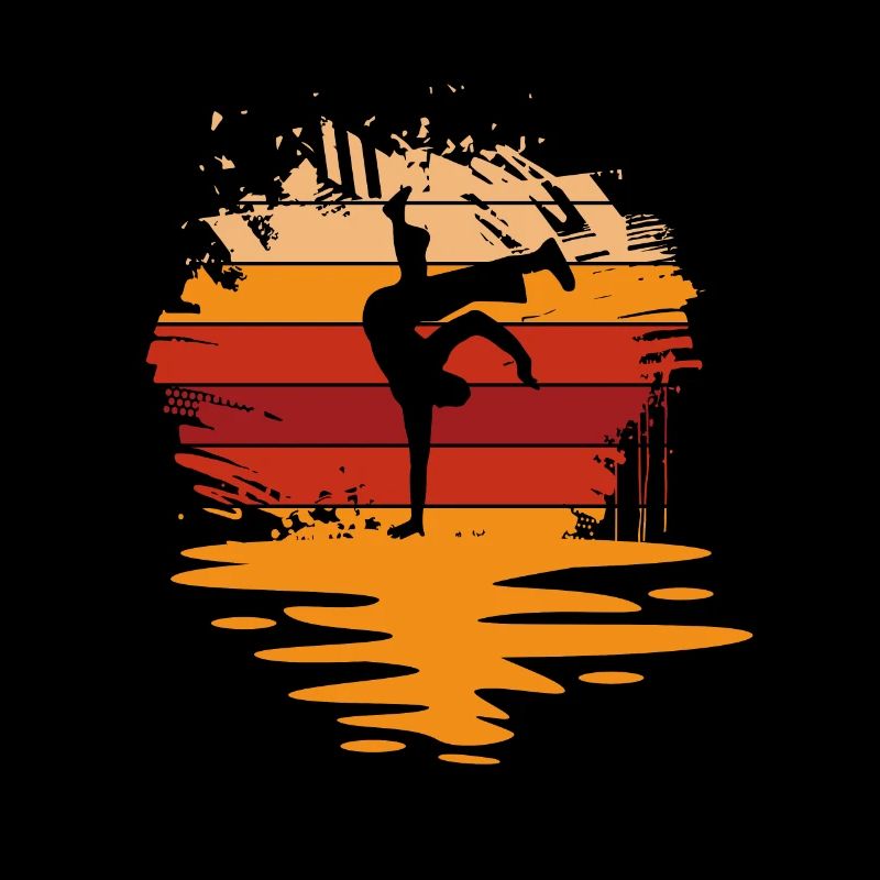 Capoeira Rétro Coucher de soleil