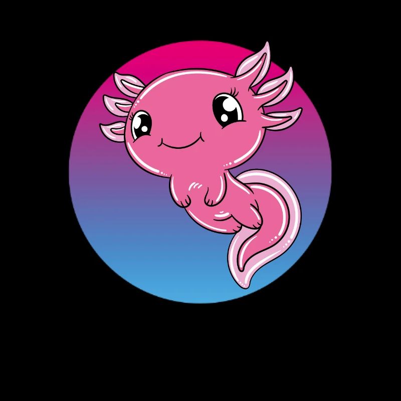 Axolotl mignon Axolotl drôle