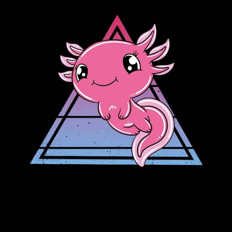 Axolotl mignon Axolotl drôle