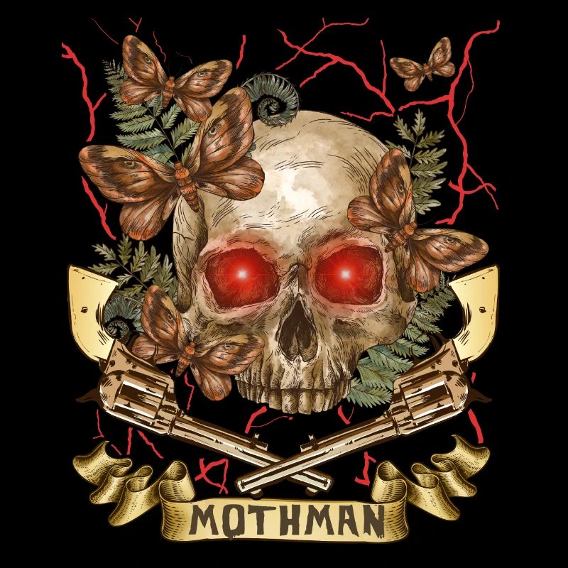 Mothman, Mothman, Crâne, Pistolets Crâne