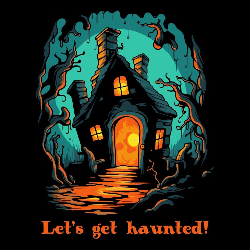 Une cabane hantée dans les bois pour Halloween