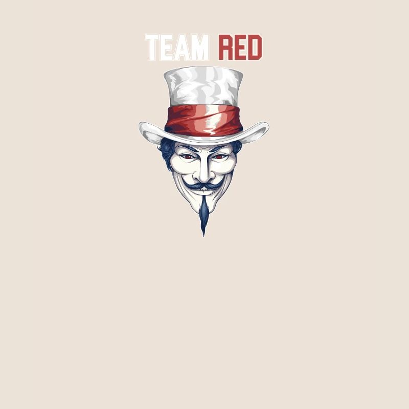 White Hat Pride: Team Red Hackathon Emblem