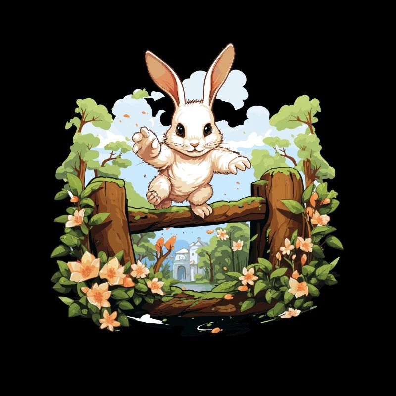 On big jump with rabbit hop ideal for rabbit