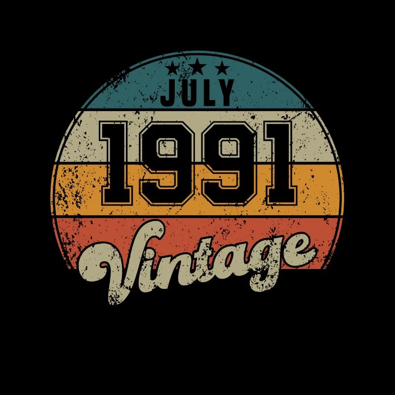 Vintage Geburtstag - Juli 1991 - Geschenkidee