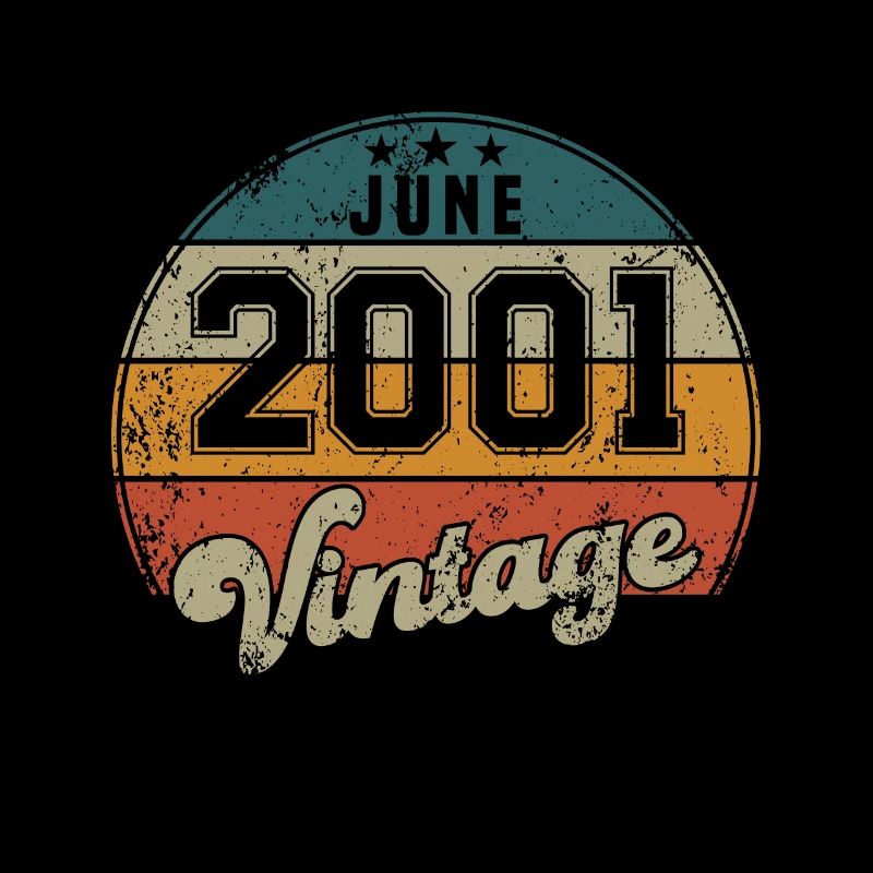 Vintage Geburtstag - Juni 2001 - Geschenkidee