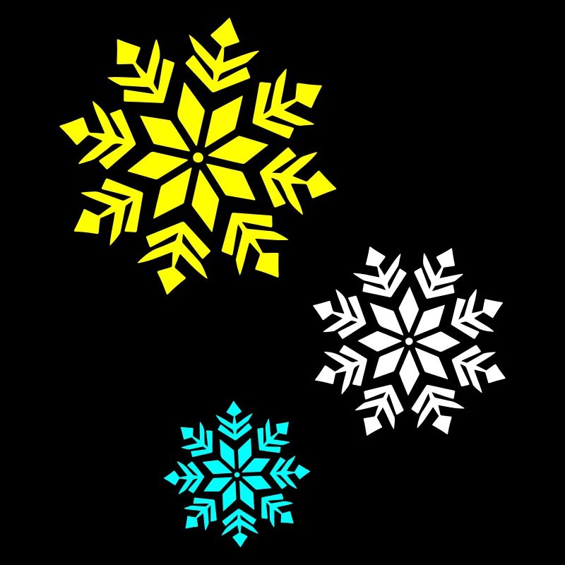 Flocon de neige d’hiver