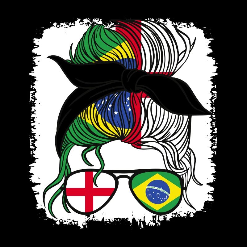 Brésil Moitié Brésilienne Brésil Angleterre Garota