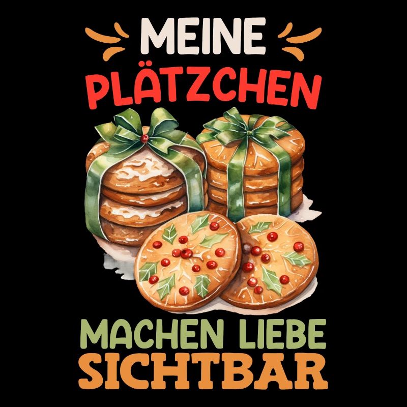 Bäcker Meine Plätzchen machen Liebe Sichtbar